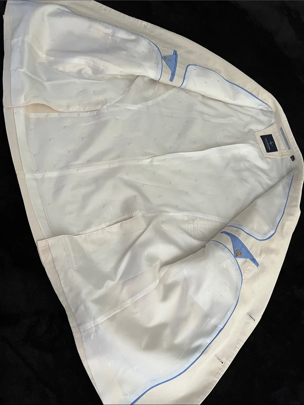 Linen & Cotton Light Cream Blazer